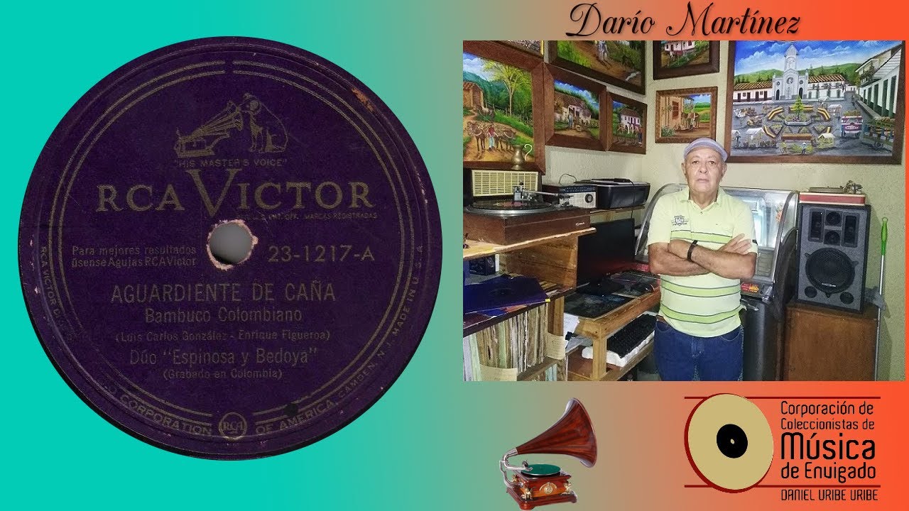 AGUARDIENTE DE CAÑA - DUO ESPINOSA Y BEDOYA - Bambuco (Luis Carlos Gonzalez - Enrique Figueroa) 1948