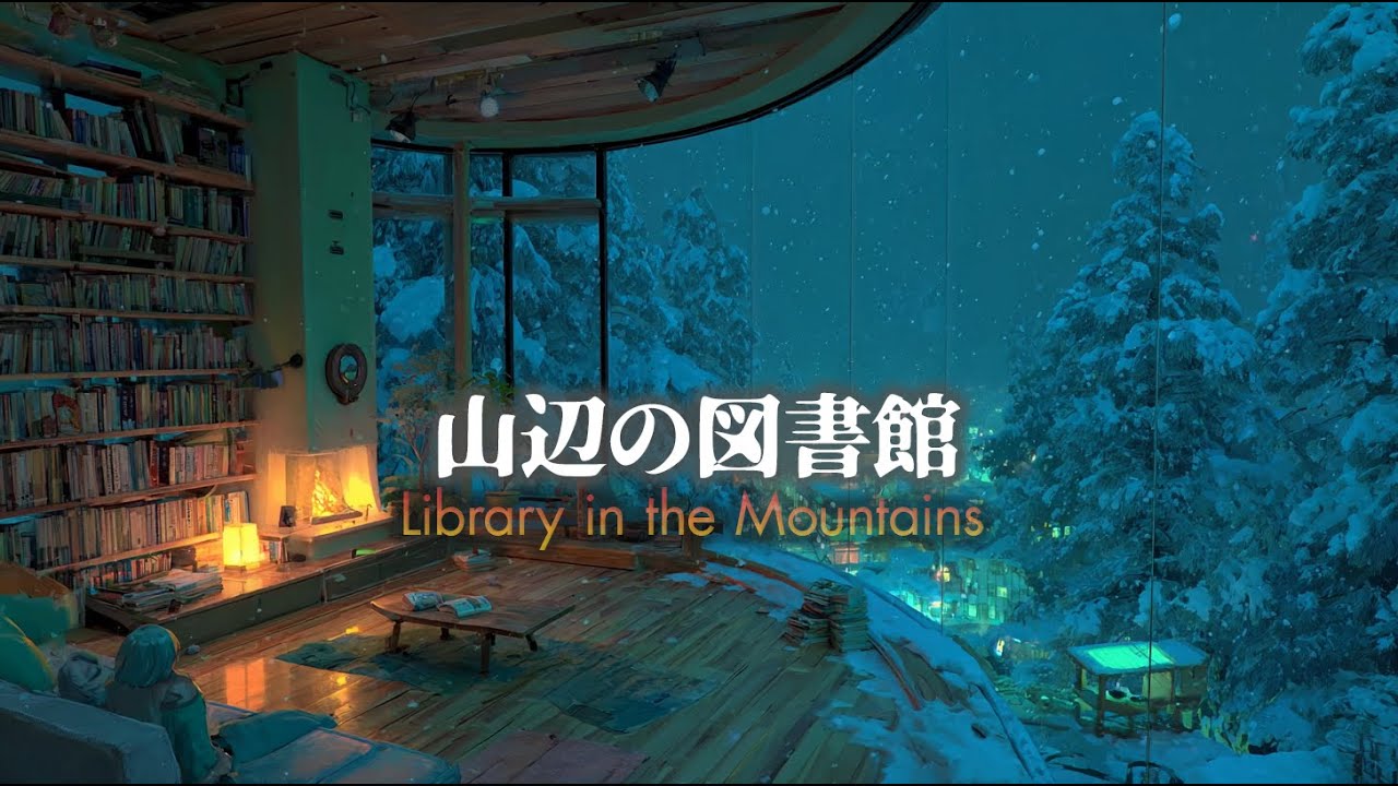 Library in the Mountains | Peaceful Lofi Ambience