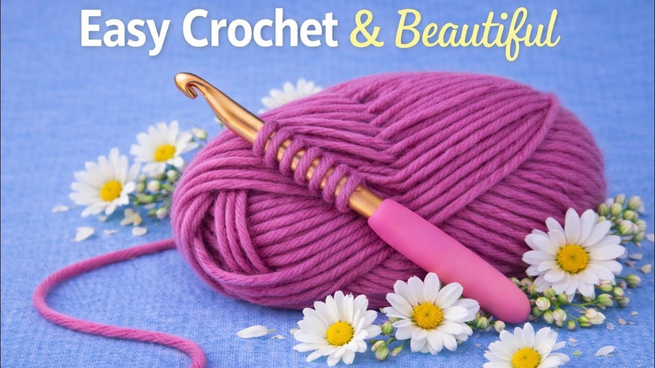 Easy Crochet Pattern for Beginners | Beautiful & Trendy Crochet Design 2026