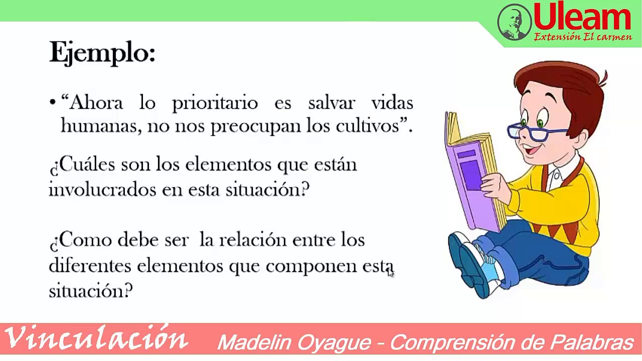Comprension de palabras parte 1