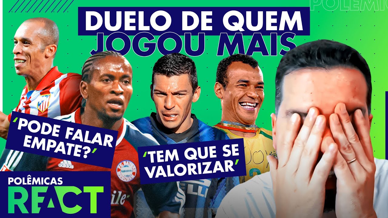 CAFÚ, LÚCIO, ZÉ ROBERTO...COMPARAM 'QUEM JOGOU MAIS' COM DEFENSORES HISTÓRICOS - POLÊMICAS REACT #45