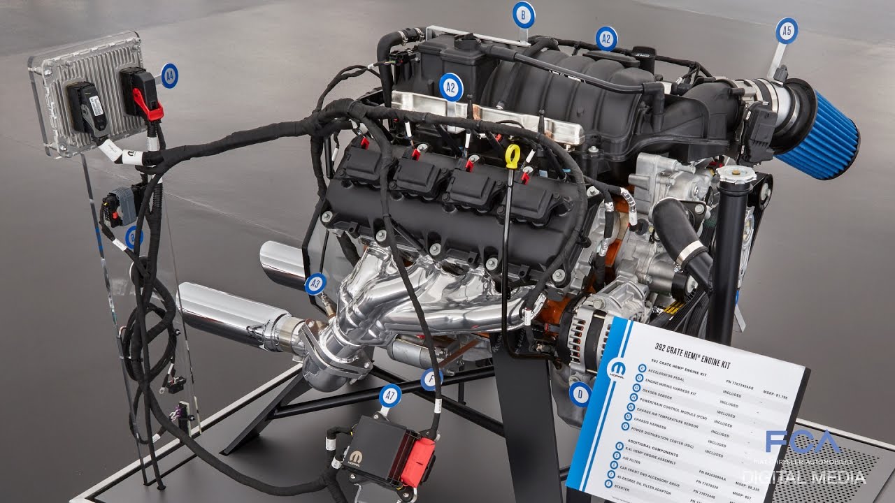 SEMA 2016: Mopar Crate HEMI Engine Kits