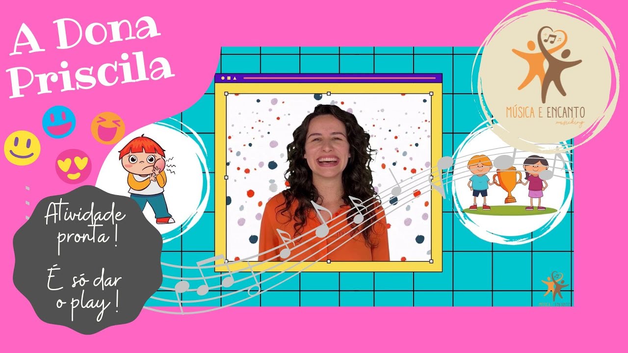 A Dona Priscila! Reconhecer as emoções. Atividade pronta para o desenvolvimento infantil!