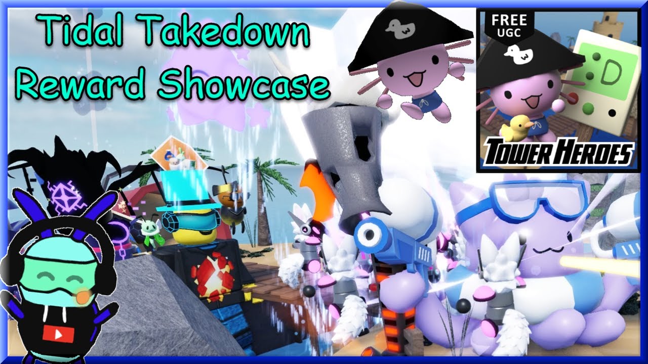 Tidal Takedown Skin Showcase and Gameplay - Tower Heroes