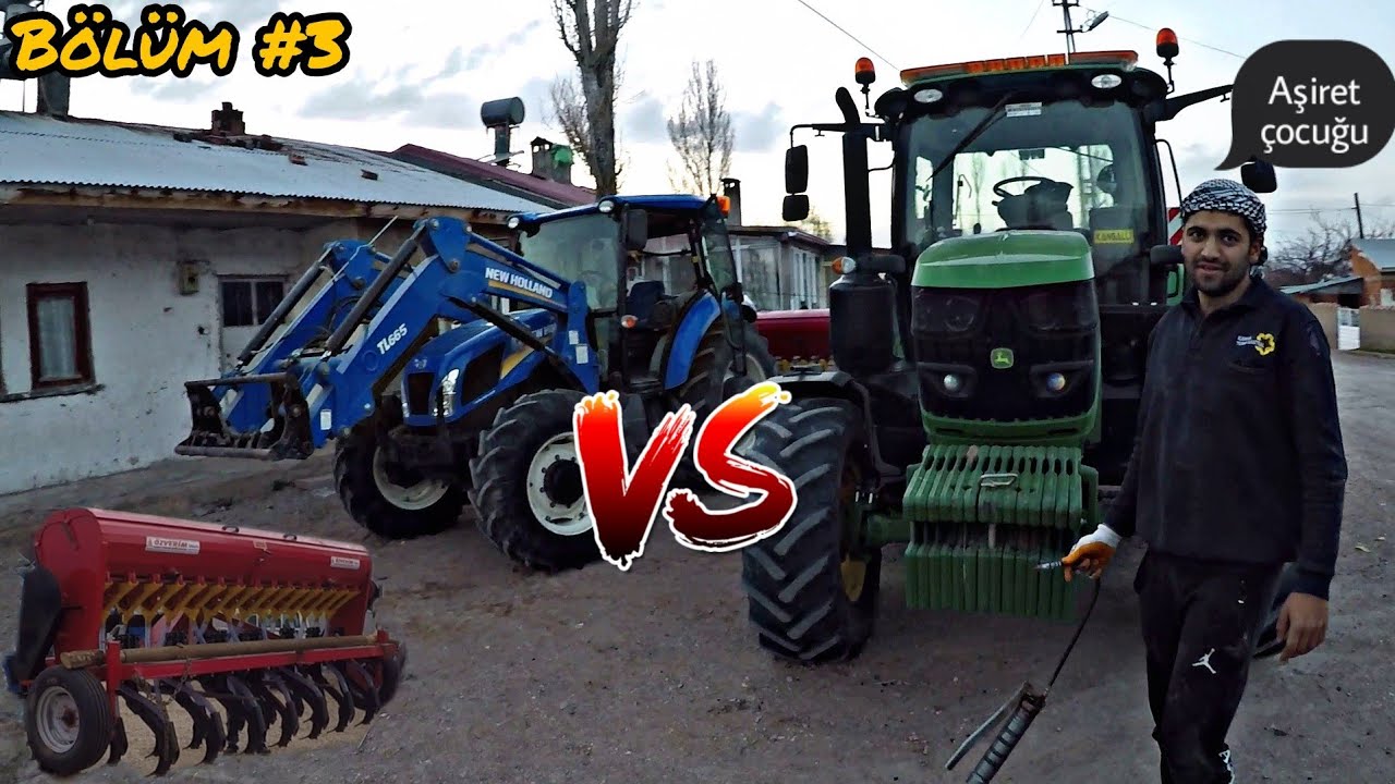 Traktör Yakıt Karşılaştırması TD90 6120R//Yeni Ekim Makinamız Geldi//Eleman Motorda Uyuyor!!