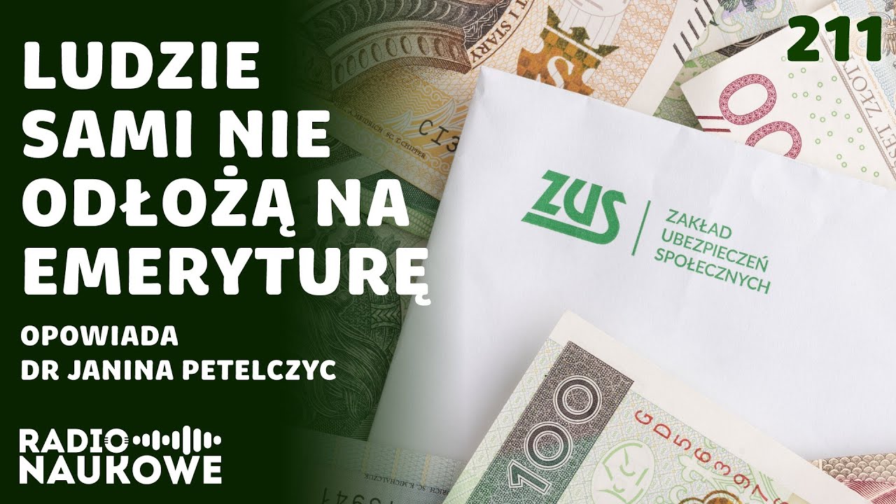 ZUS &ndash; moloch, przymus, czy opłacalny instrument finansowy? | dr Janina Petelczyc