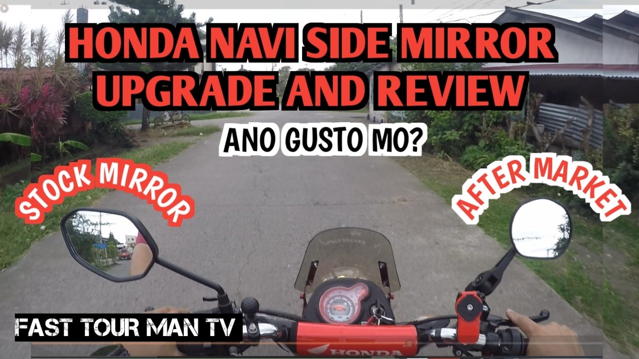 HONDA NAVI SIDE MIRROR UPGRADE AND REVIEW | BEST SIDE MIRROR FOR HONDA NAVI | HONDA NAVI REVIEW