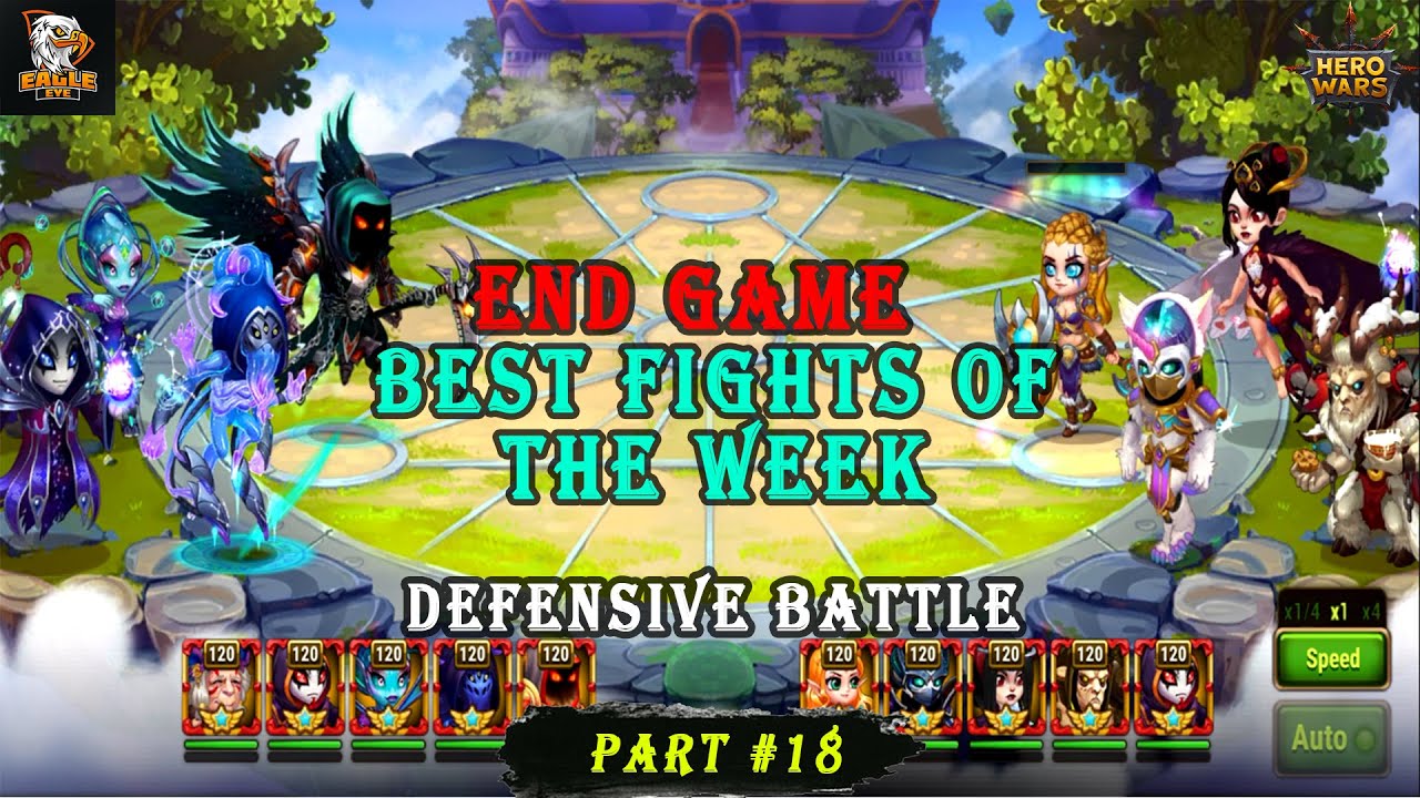 Best team fights of the week part 18 | Hero wars mobile | Eagle eye gaming