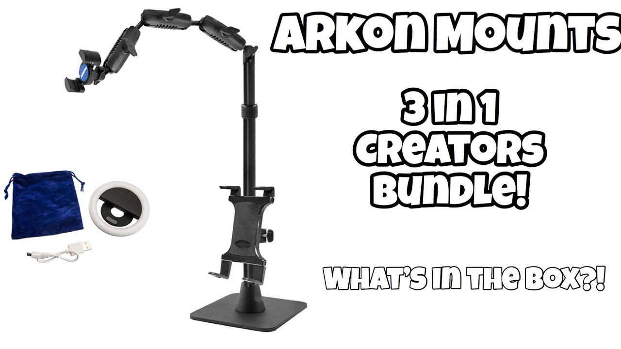 Arkon Mounts Unboxing/Building | 3 in 1 Creators Bundle