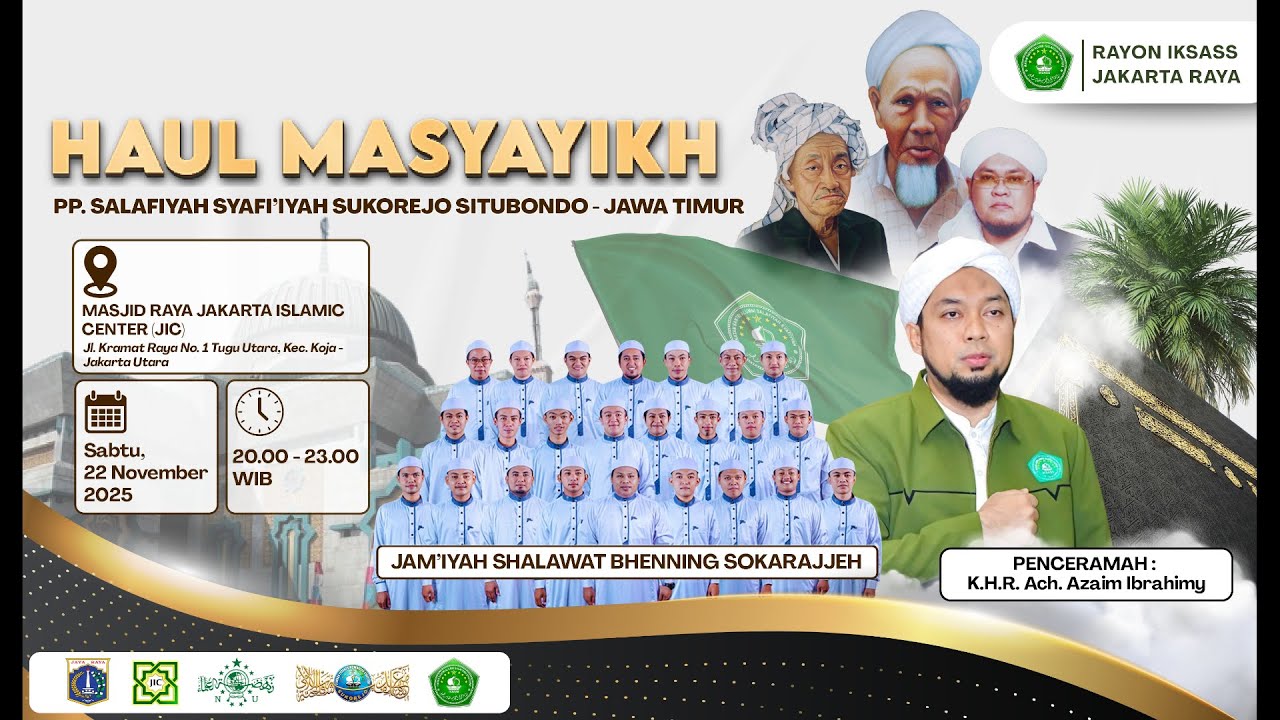 JAKARTA BERSHOLAWAT DALAM RANGKA HAUL MASYAYIKH SUKOREJO IKSASS JAKARTA RAYA