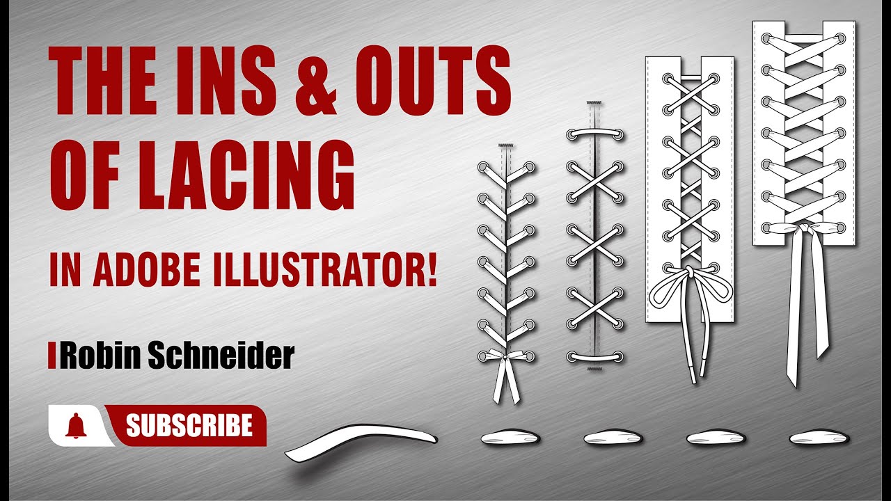 How to Create Easy Lacing for your Fashion Flats in Adobe Illustrator