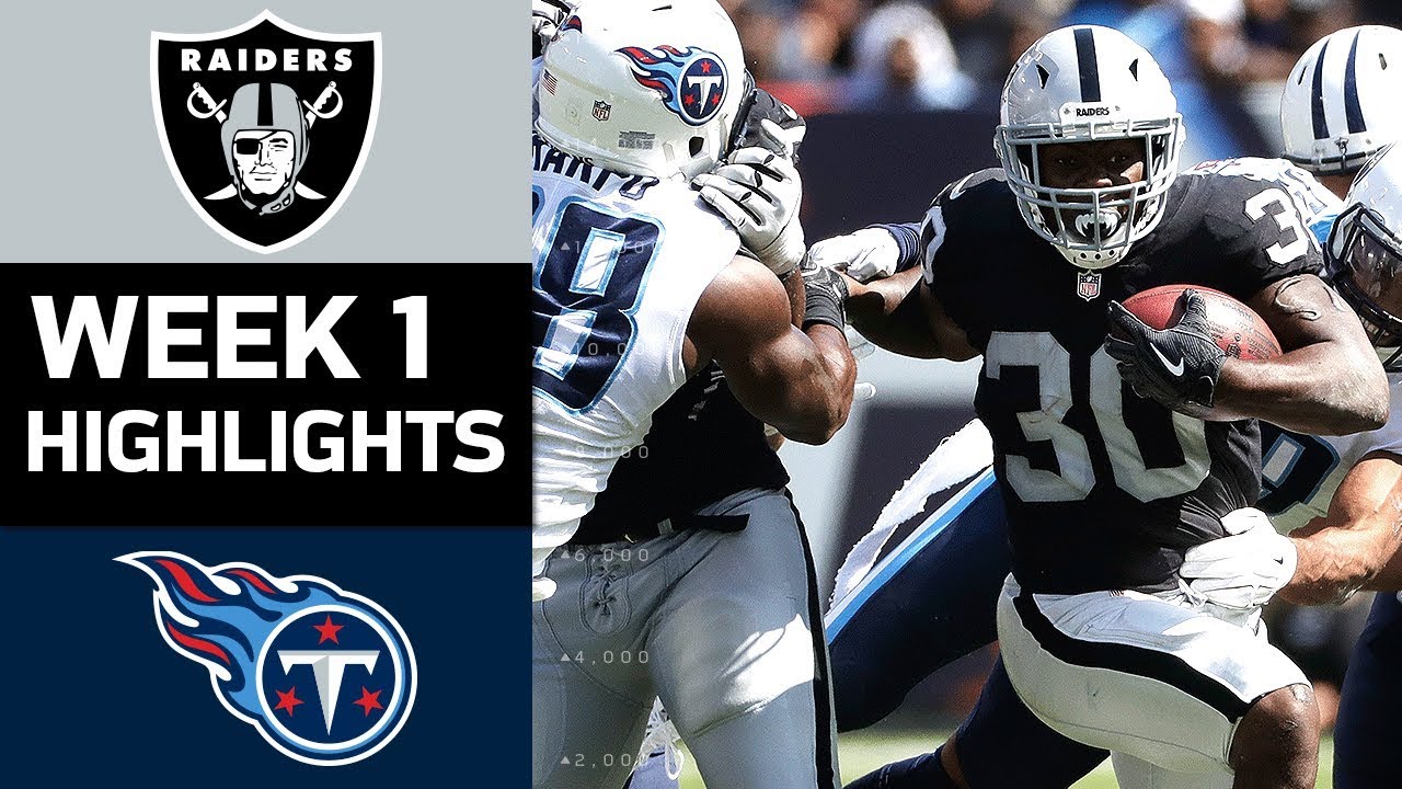 Raiders vs. Titans | NFL Week 1 Game Highlights