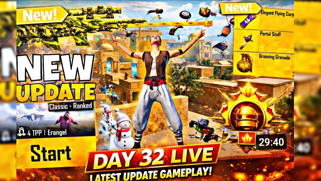 BGMI Day 32 LIVE 🔥 Insane Rank Push | Noob to Pro Gameplay | PrinceGamerr