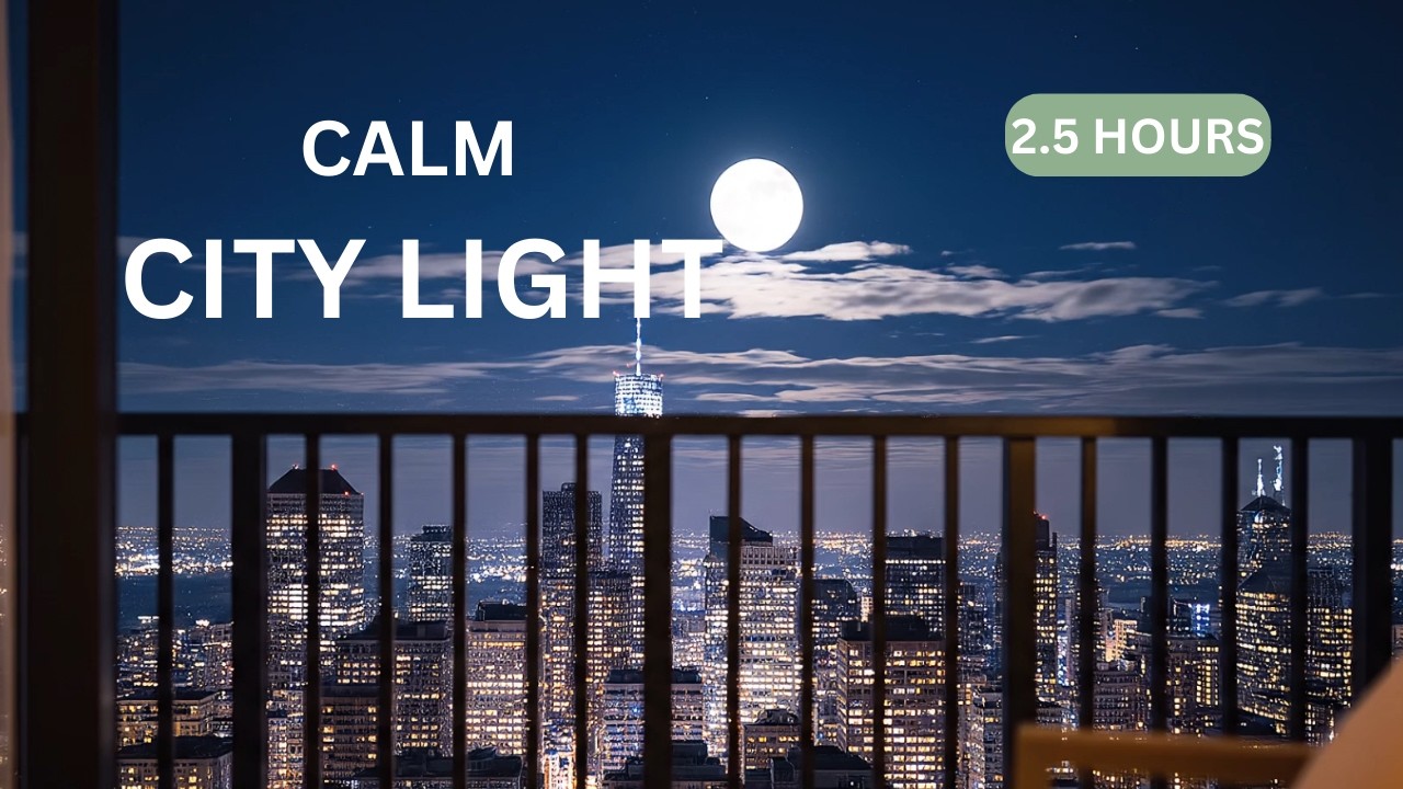 City Lights Calm 🌃 Lofi Afrobeats for Deep Sleep (2.5 Hours)