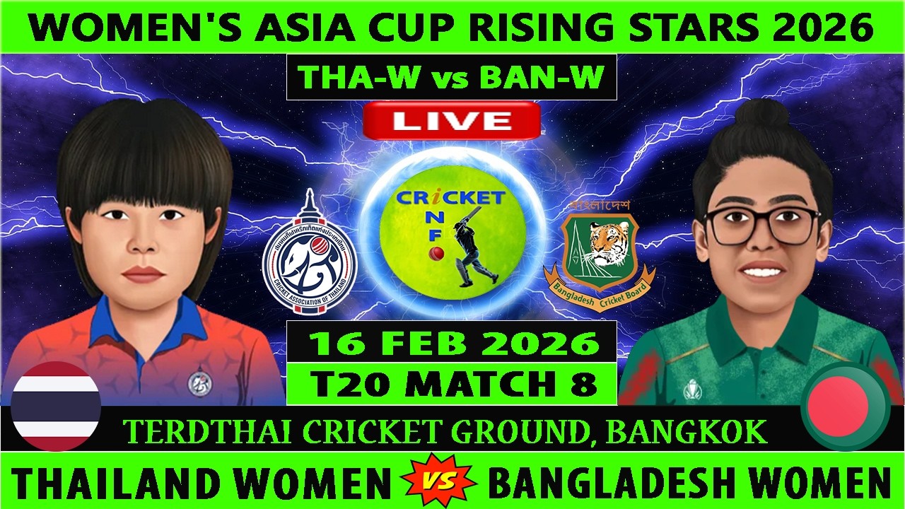 Thailand Women vs Bangladesh A Women | THAW vs BANW | 3rd Match of Womens Asia Cup Rising Stars 2026