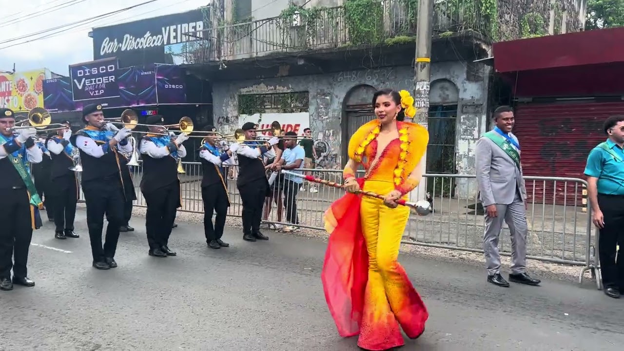 Banda de música Colegio Ingeniero Tomás Guardia - Desfile de fundación de Chorrera