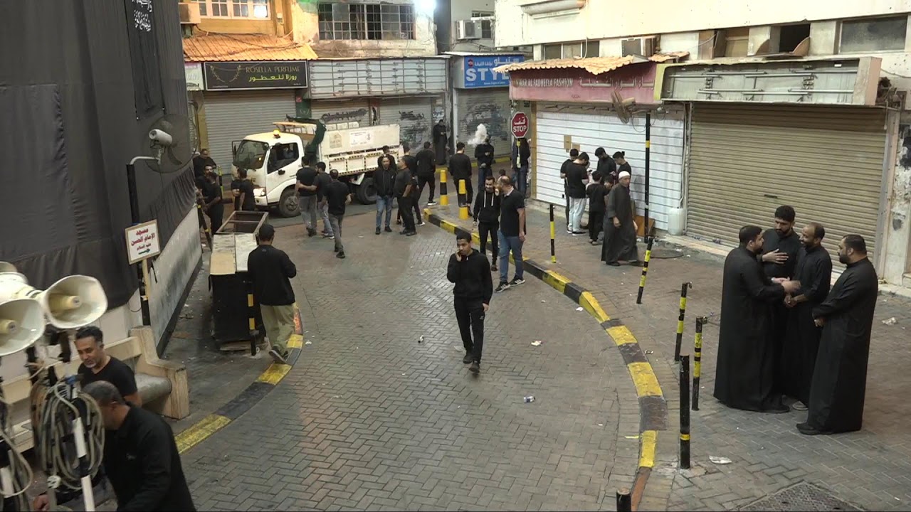بث مرور مواكب العزاء بجانب الحسينية - استشهاد الامام موسى بن جعفر الكاظم 