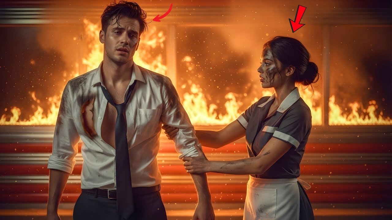 The Poor Waitress Pulled Him From the Flames—Then He Returned as the Billionaire Who Owns Everything