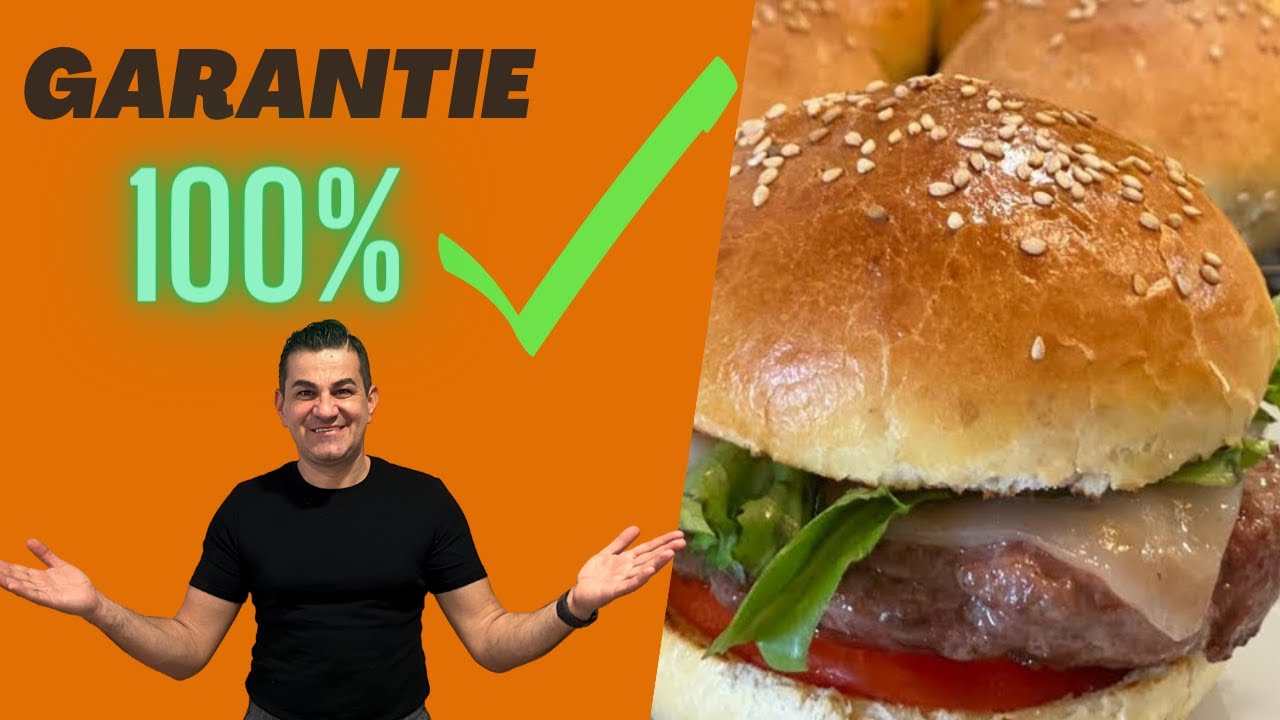 Chifle PUFOASE 🍔 pentru HAMBURGER