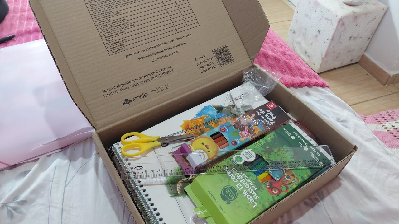 material escolar que o governo disponibilizou para nós estudantes 2026!💕