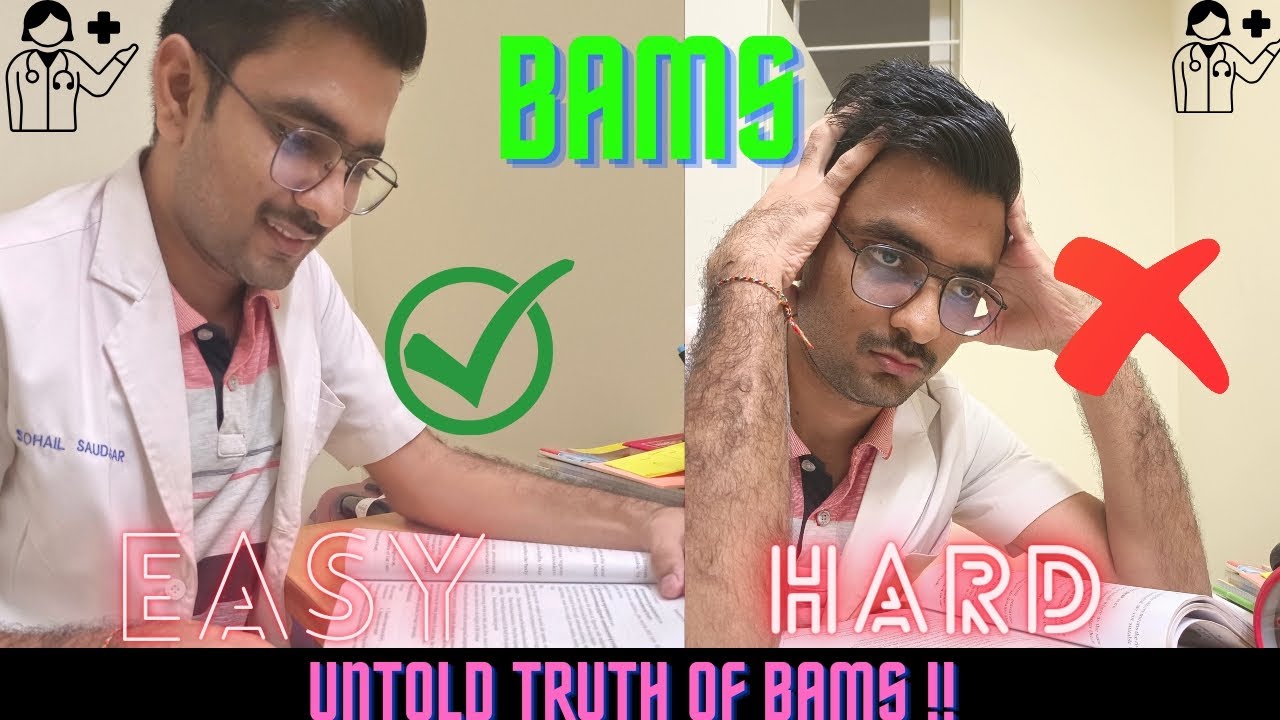 Bams easy or hard??🤔🤔 untold truth of bams ⚠️⚠️ #bams #ayurveda #mbbs #neet #motivation #tranding