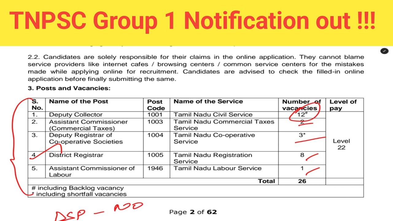 TNPSC Group 1 2026 Notification out !!! #tnpsc #tamil