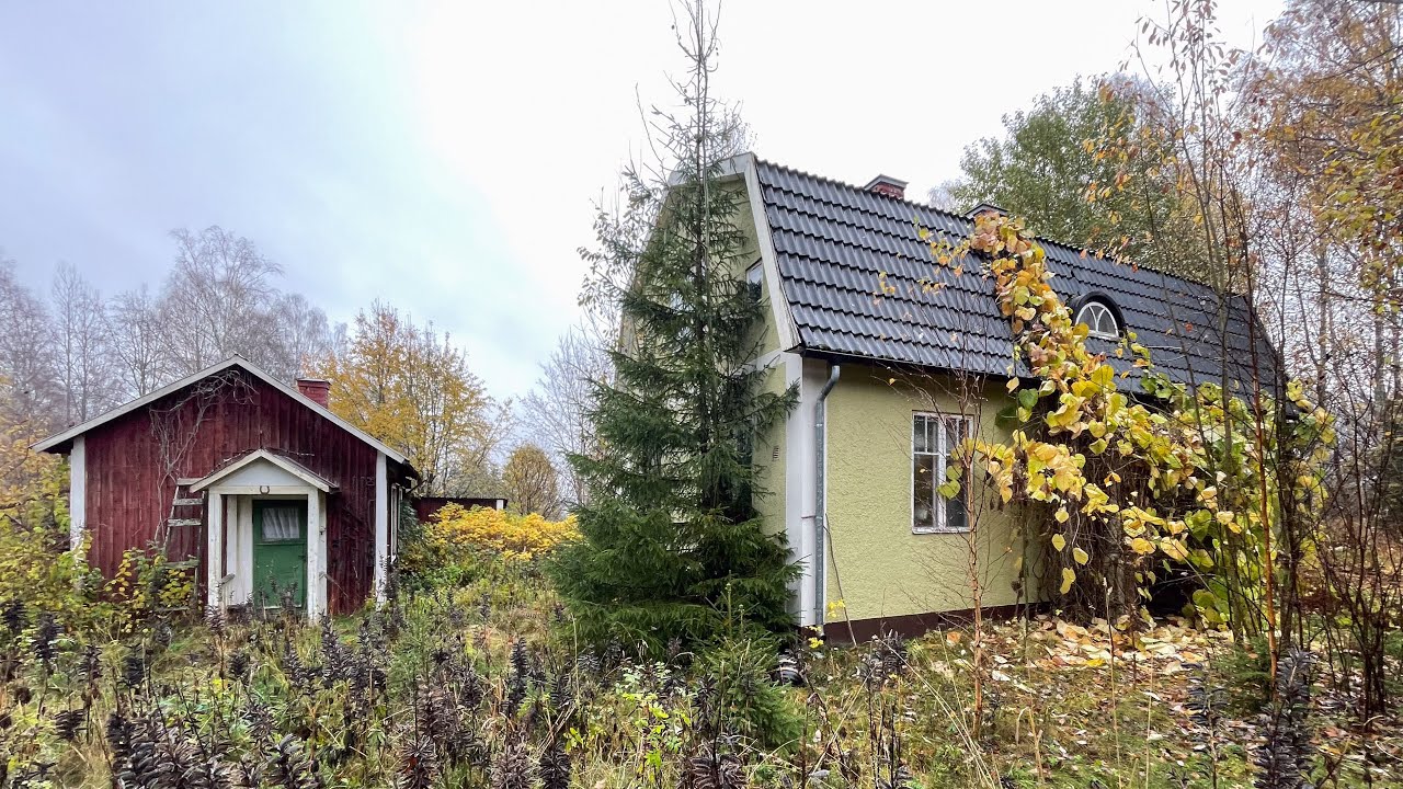 Completely Untouched Abandoned Tiny House in the Swedish Countryside!