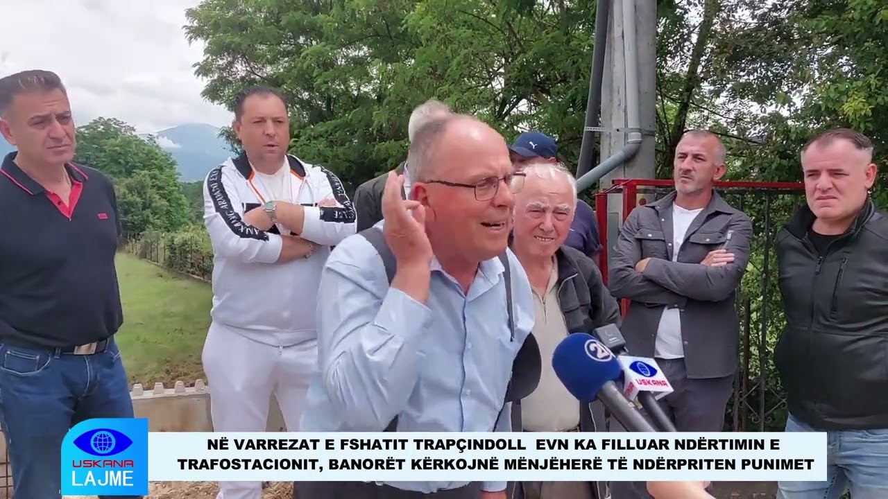 NË VARREZAT E FSHATIT TRAPÇINDOLL  EVN KA FILLUAR NDËRTIMIN E TRAFOSTACIONIT