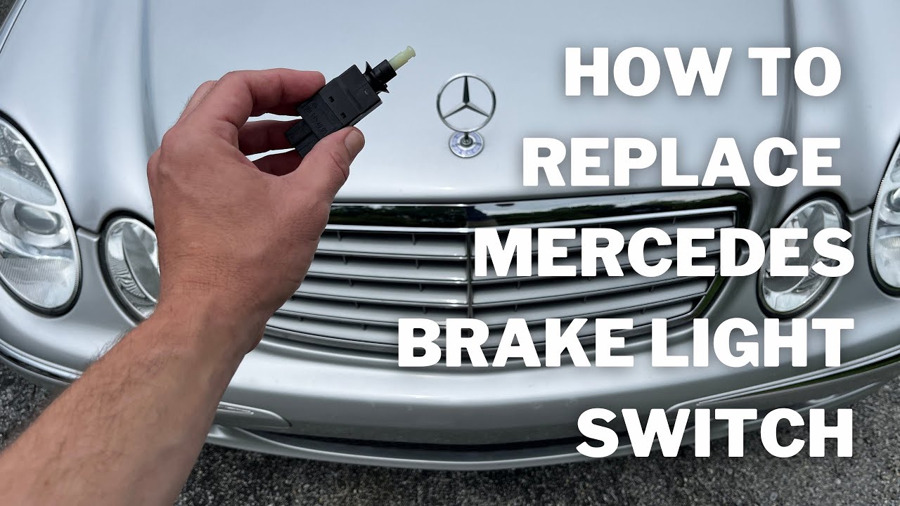 Замена выключателя стоп-сигнала Mercedes Benz — C-класс, E-класс, S-класс, SL, SLK и другие