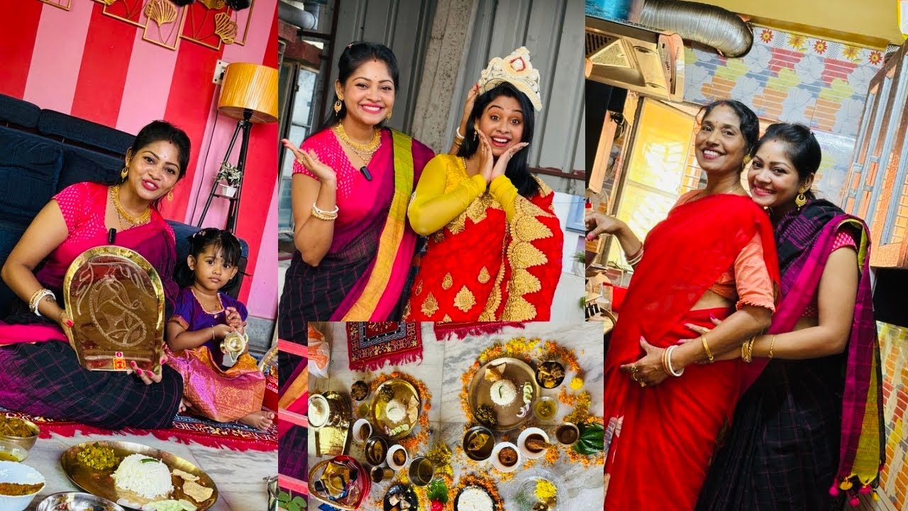 🦋নিজের হাতে হবু বরকনের একসাথে আইburo ভাতের আয়োজন করলাম🥁মাছ মাংস এলাহি রান্না exclusive gif🦧