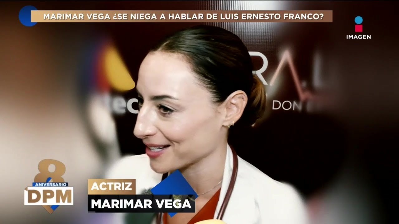 ¡Marimar Vega ya NO quiere hablar de Luis Ernesto Franco tras su SEPARACIÓN! | De Primera Mano
