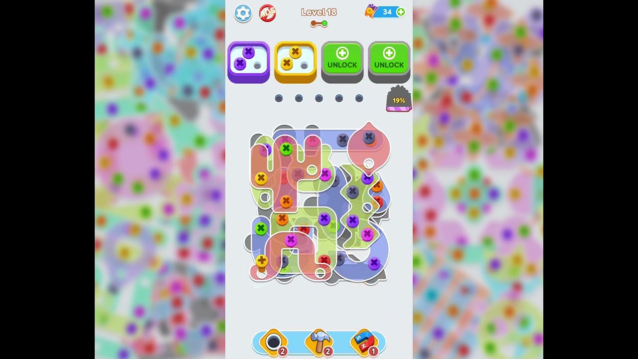 Screw Pin out! (Screw Out!) 🔩 Level 18 Walkthrough & Solution