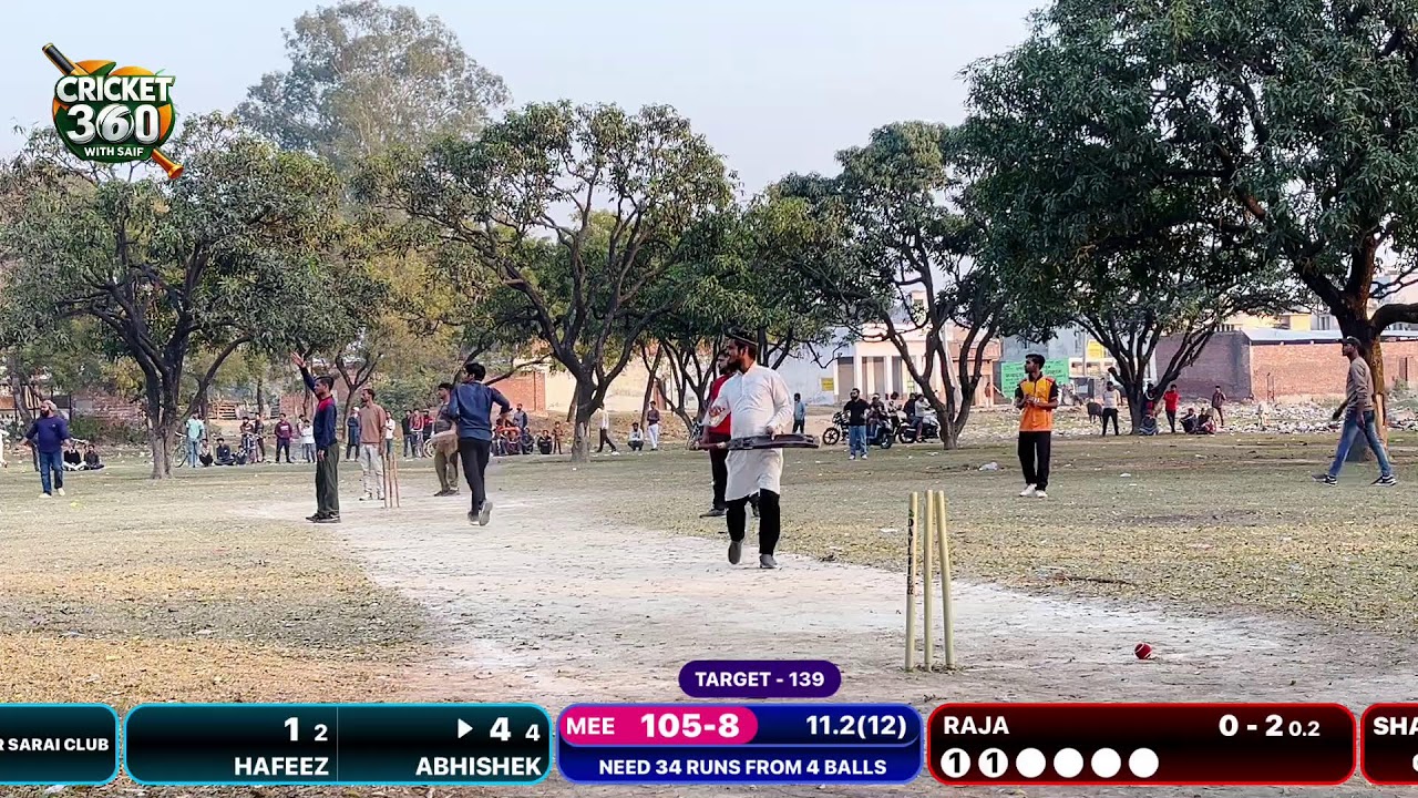 MEER SARAI CLUB VS SHAHABAD XI .. 💥| PIHANI PREMIER LEAGUE | LEAGUE MATCH | CRICKET 360 WITH SAIF