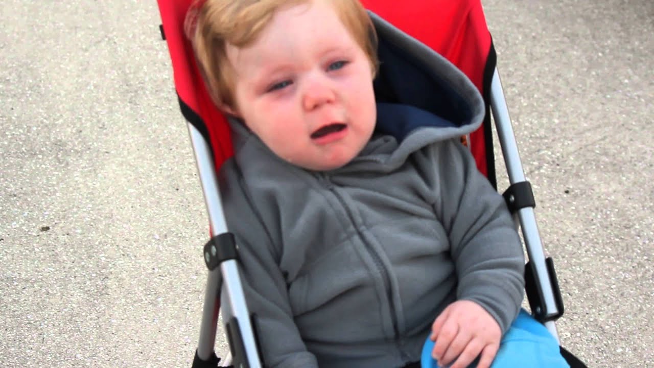 Baby cries anytime someone says 