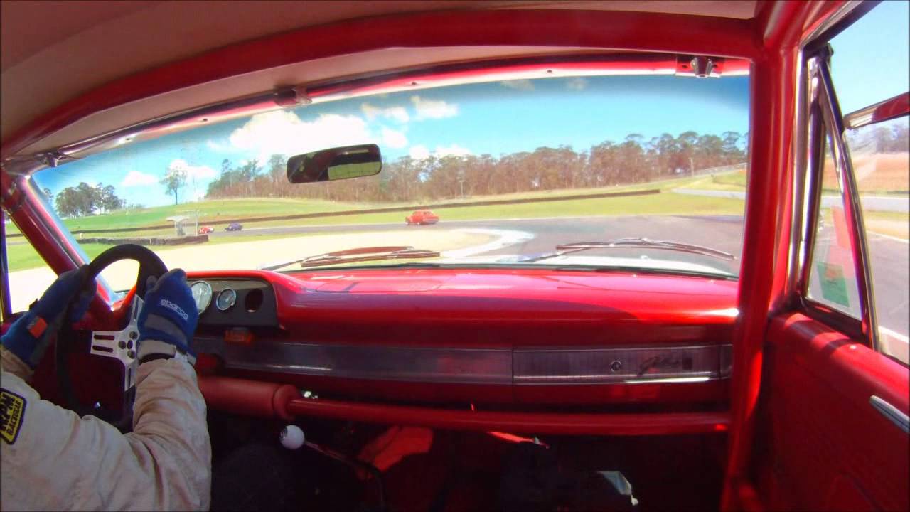 1963 Ford Galaxie 427 Group N Historic Touring Car Chasing Falcon GTHO