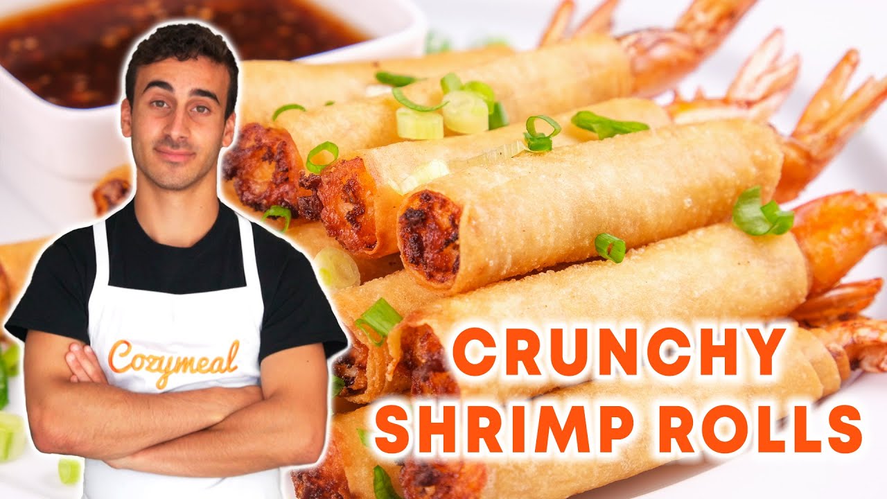 Crunchy Shrimp Roll Recipe  🍤✨ Dive Into Crunchy Shrimp Paradise!