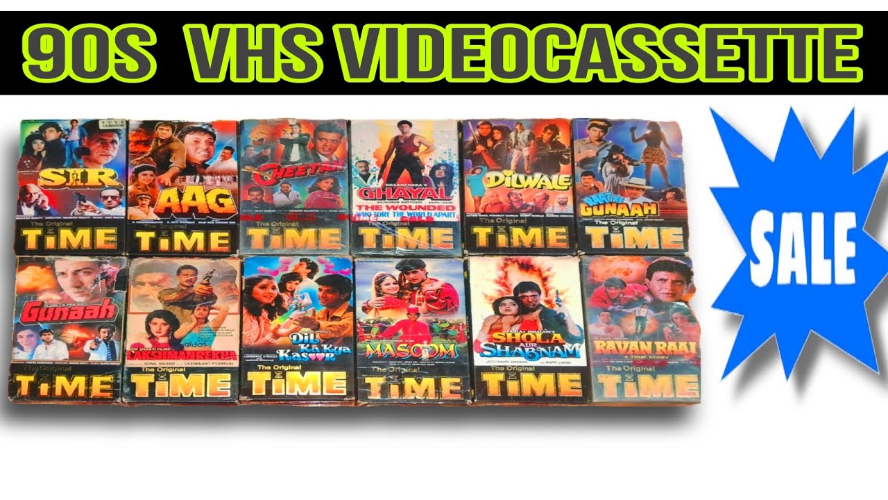 90s BOLLYWOOD MOVIES VHS VIDEO CASSETTE SALE #MANGALBORICHA   #MUSAFIRMANGAL