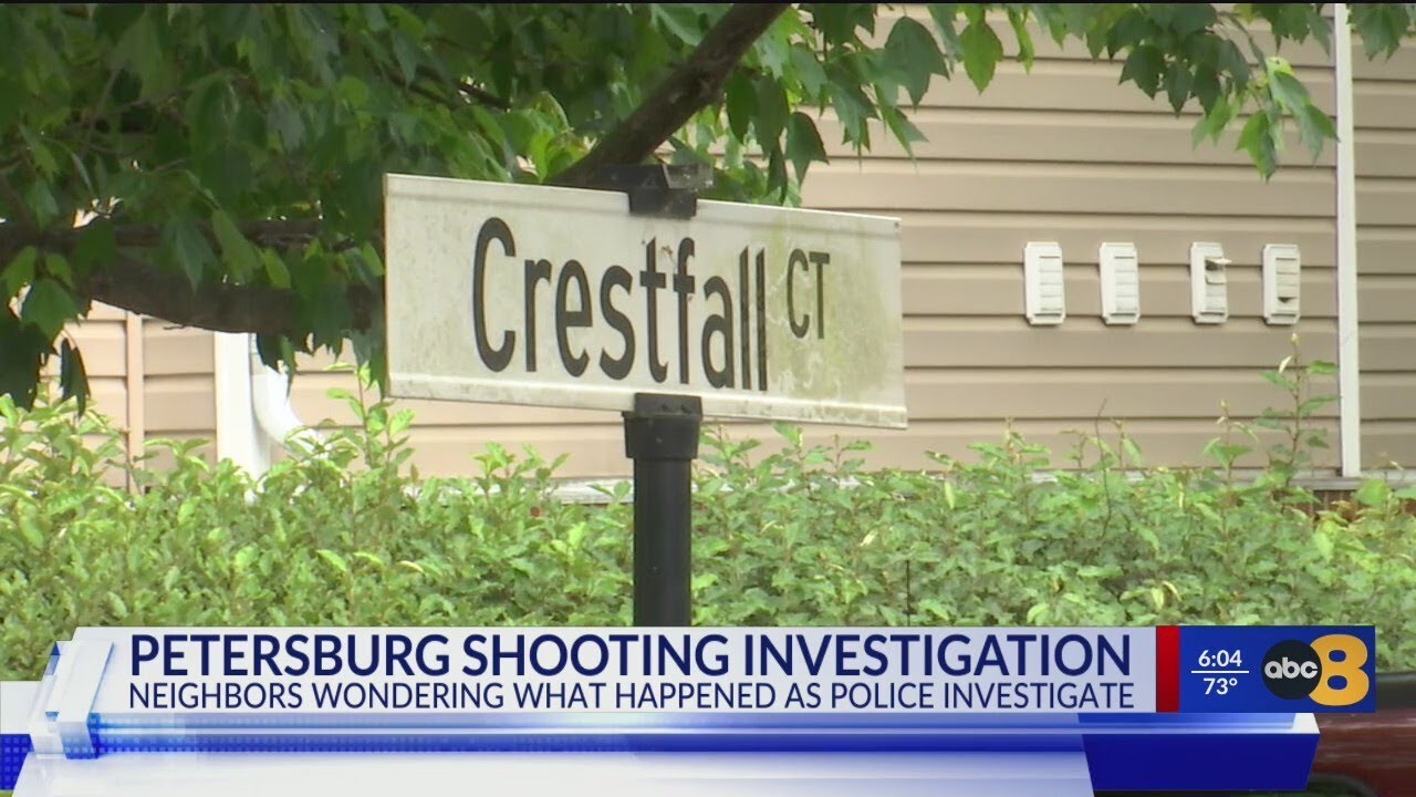 Petersburg neighbors say crime must stop after recent shooting on Crestfall Court