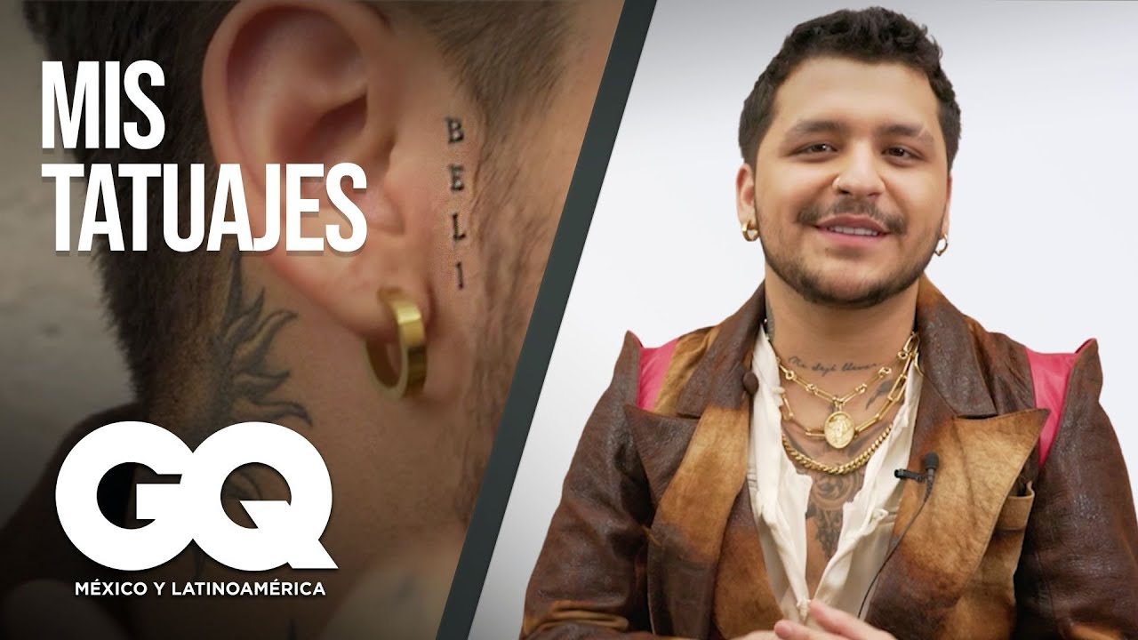 Christian Nodal cuenta todo de sus tatuajes (también del de Belinda) | GQ México y Latinoamérica
