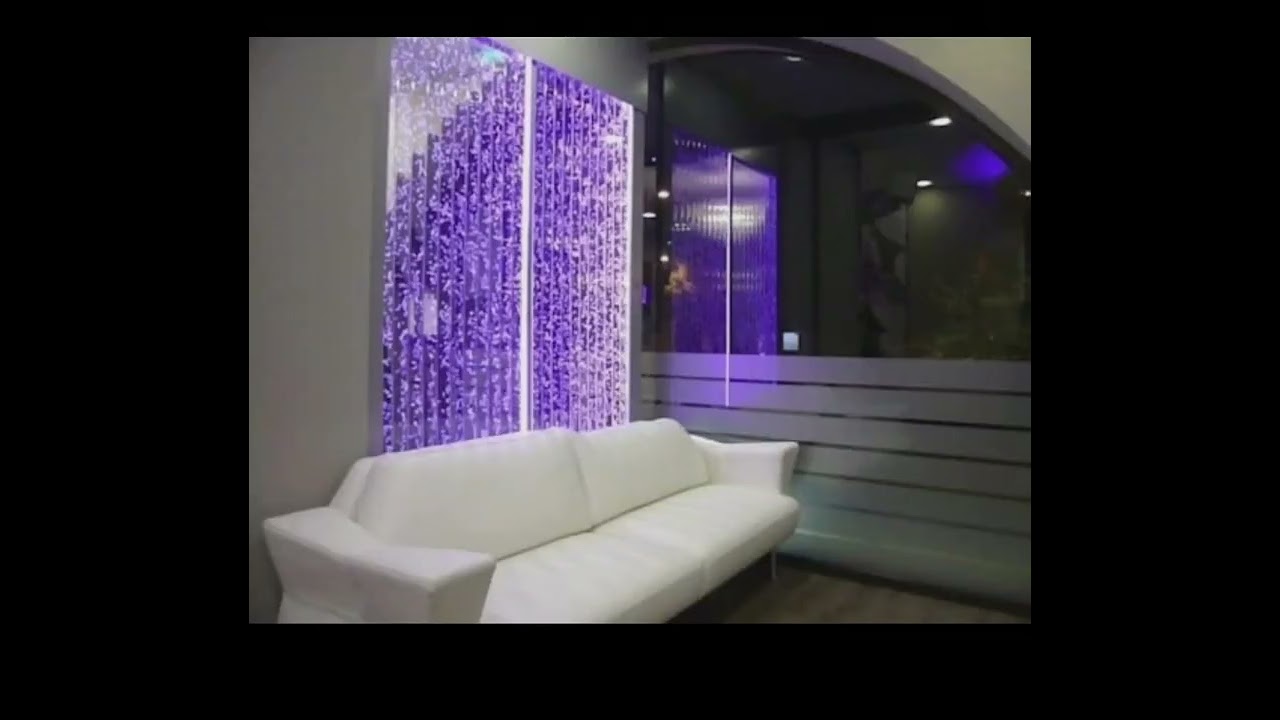 PARED DE BURBUJAS  CON LUZ LED MULTICOLOR  MANDO A DISTANCIA
