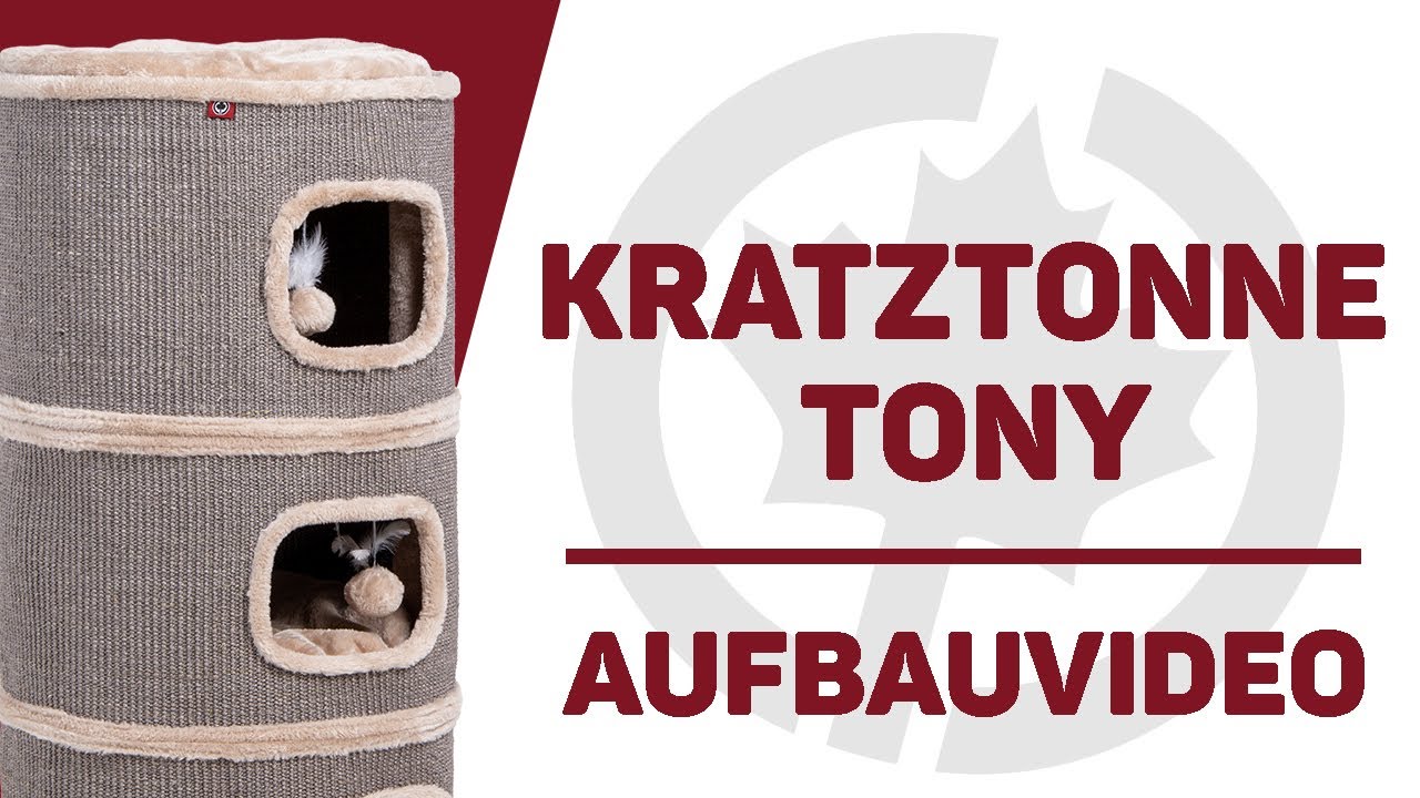 Aufbauvideo Kratztonne Tony | Schritt-für-Schritt Anleitung @CanadianCatCompany