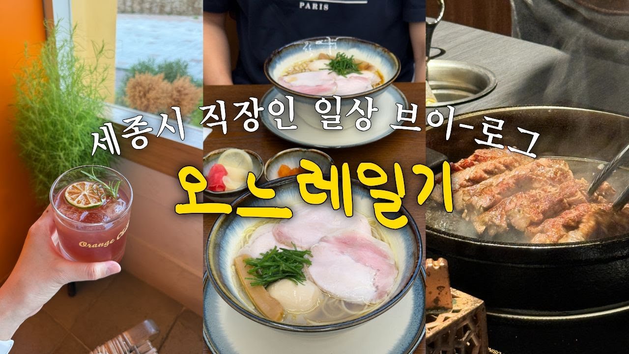 세종시 직장인 브이로그💛 | 12-14주 임산부 입덧 이겨낸 세종 맛집