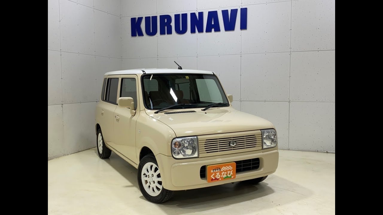 アルトラパン　X2　４WD　H17年　3.6万キロ　HE21S 内装　外装　エンジン音　車両紹介　装備　ホワイトルーフ