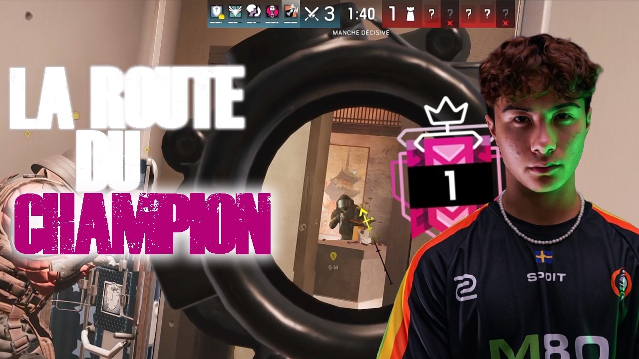LA NOUVELLE ROUTE DU CHAMPION : J'AFFRONTE SPOIT LE JOUEUR PRO EN RANKED SUR RAIBOW SIX SIEGE X !