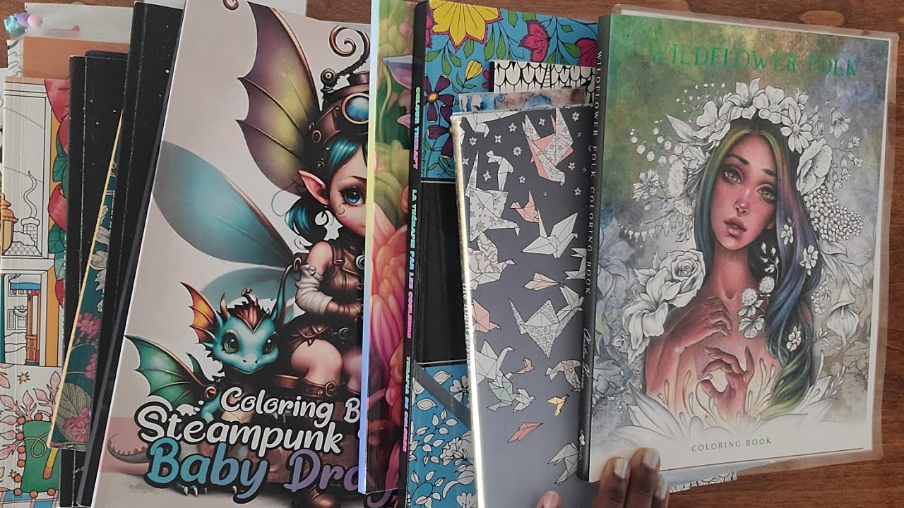 Colouring REVIEW 2025/ All the pages I've coloured