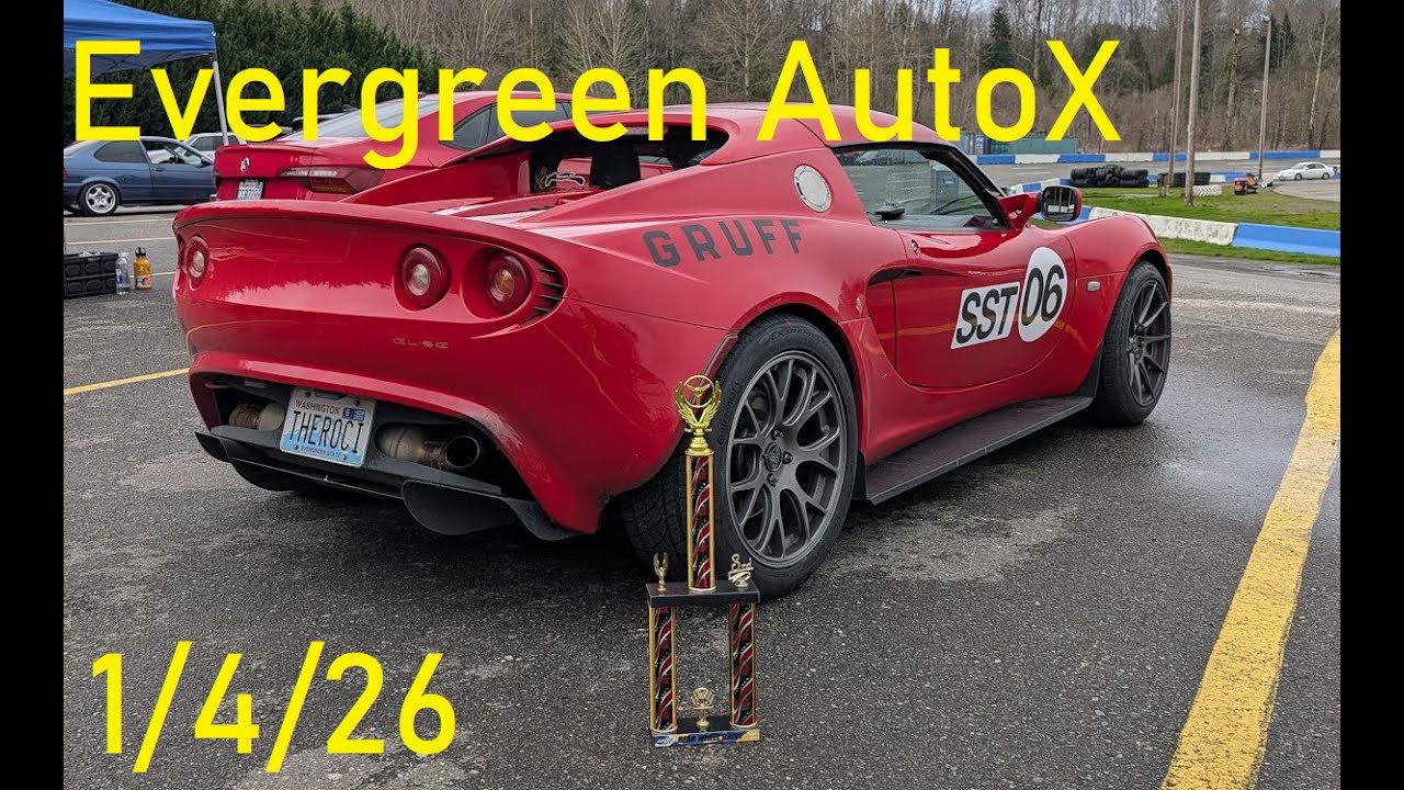 Evergreen Autocross - 1/4/26 - IASIM, wasn't freezing or raining- 00:56.961