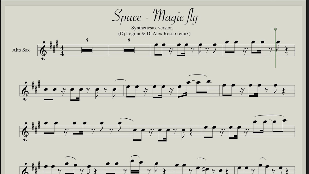 Space vs Syntheticsax - Magic Fly (Dj Legran & Dj Alex Rosco remix)