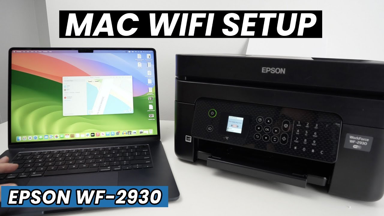 Epson WF-2930: как подключиться к компьютеру Mac через Wi-Fi