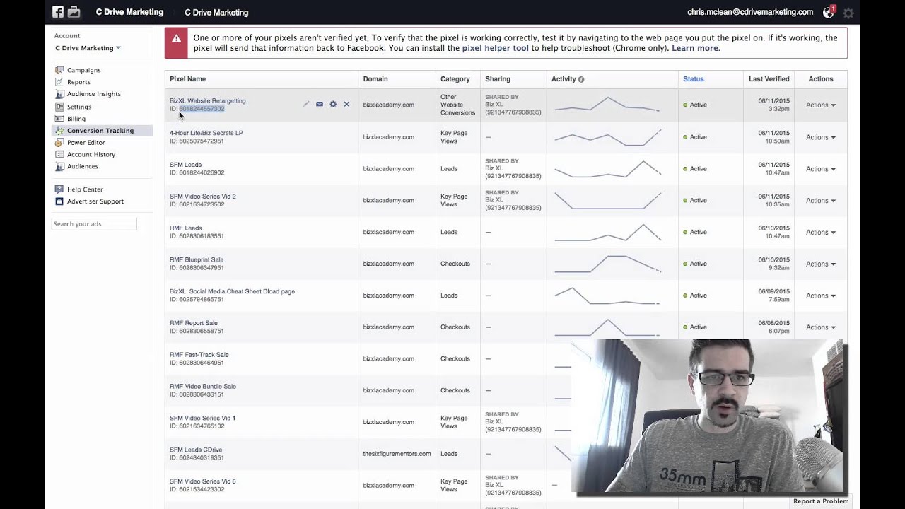 Facebook Retargeting Pixel Sharing