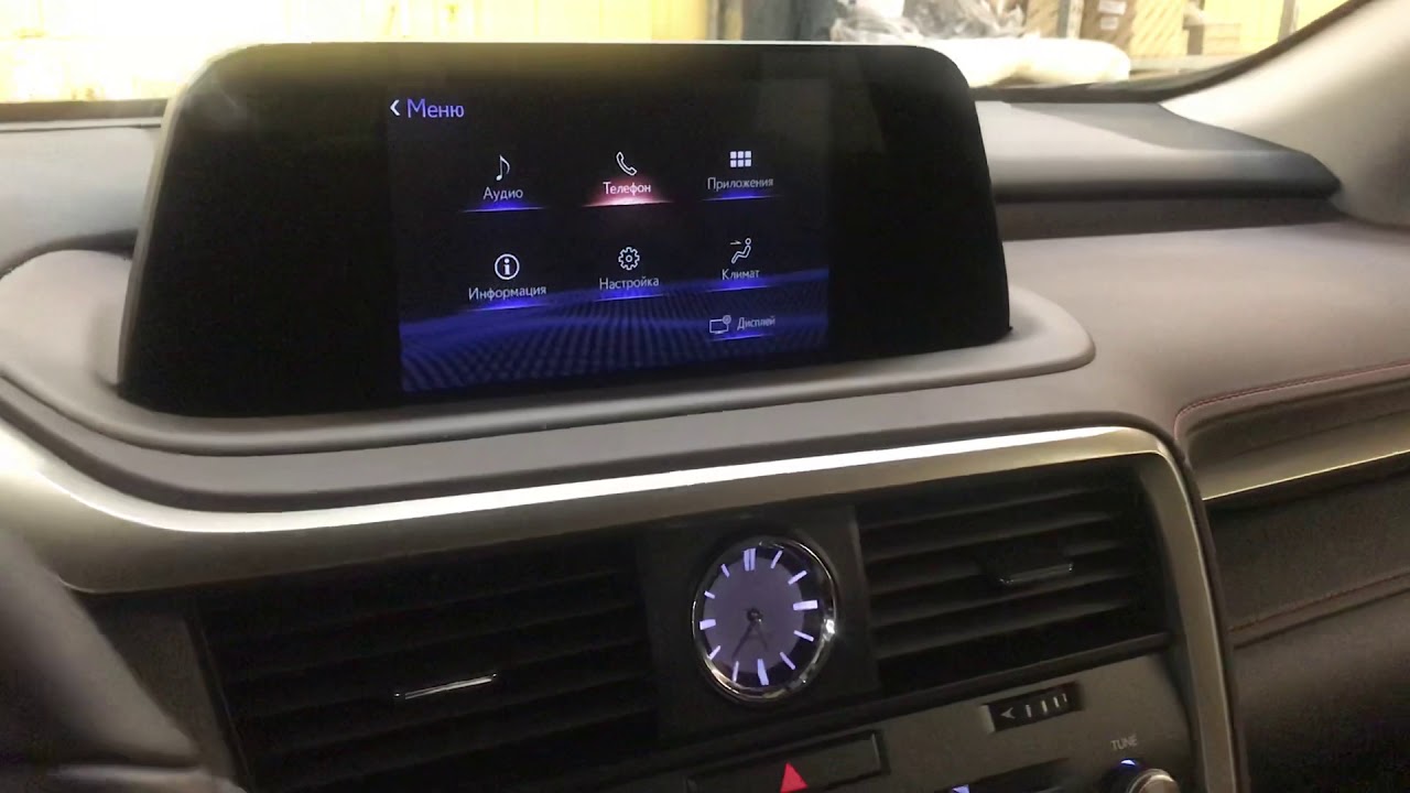 Lexus RX300. Активация динамических линий разметки камеры заднего вида.